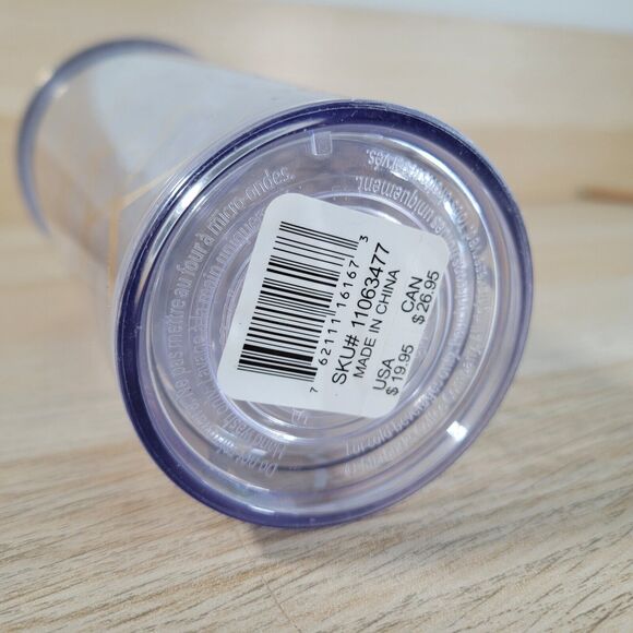 Starbucks Gold Scales Clear 24 oz Tumbler Venti Cold Holiday Cup No Straw - Picture 4 of 5